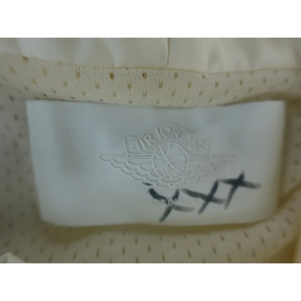 Jordan Wings Collection Cream Anorak Jacket, Made In Italy, Mens XS SAMPLE‎